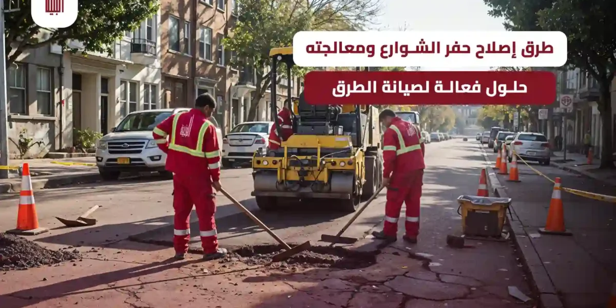اصلاح حفر الشوارع