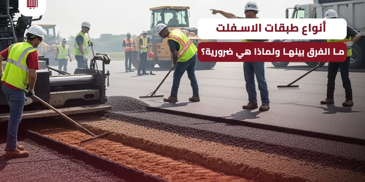 أنواع طبقات الاسفلت