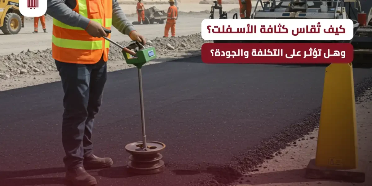 كيف تُقاس كثافة الأسفلت