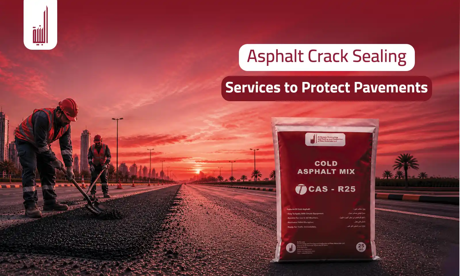 asphalt crack sealing