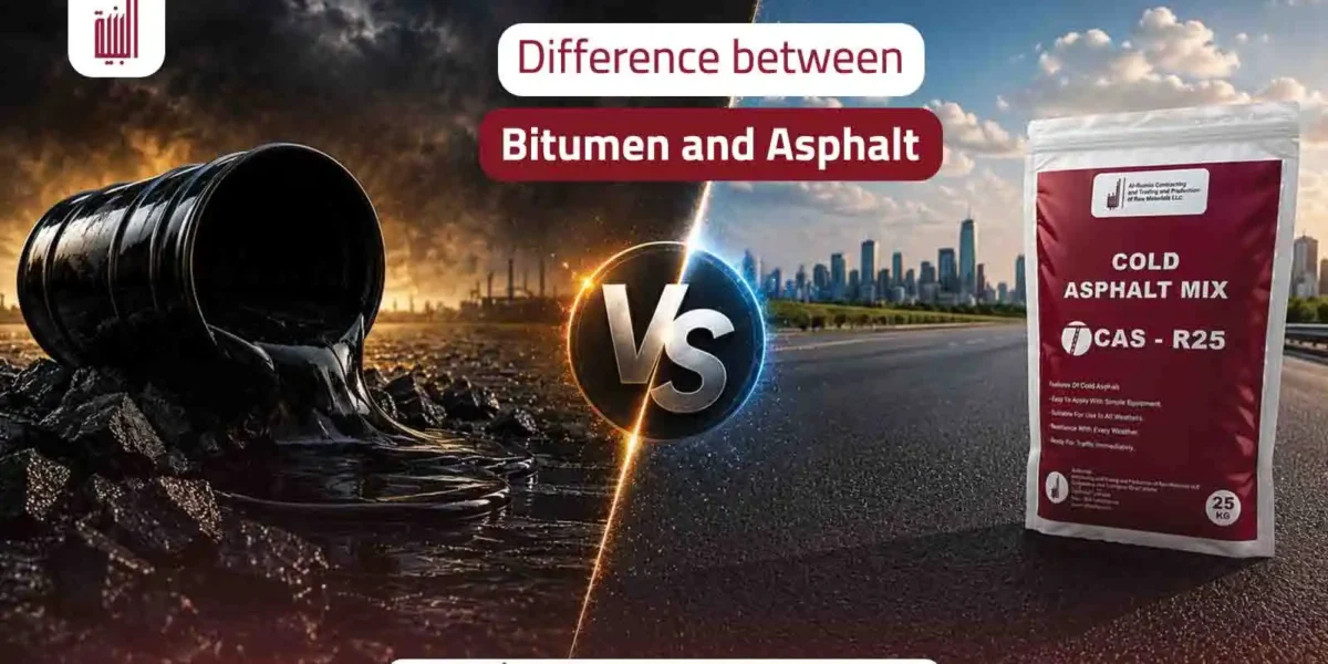 difference between bitumen and asphalt