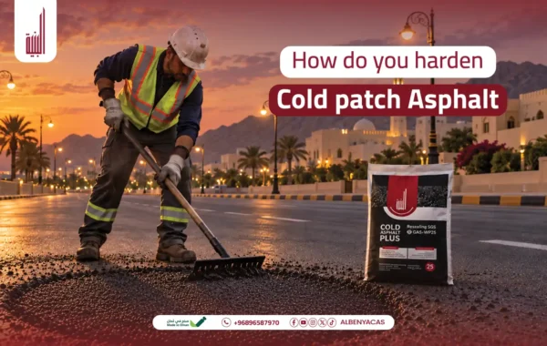 how do you harden cold patch asphalt